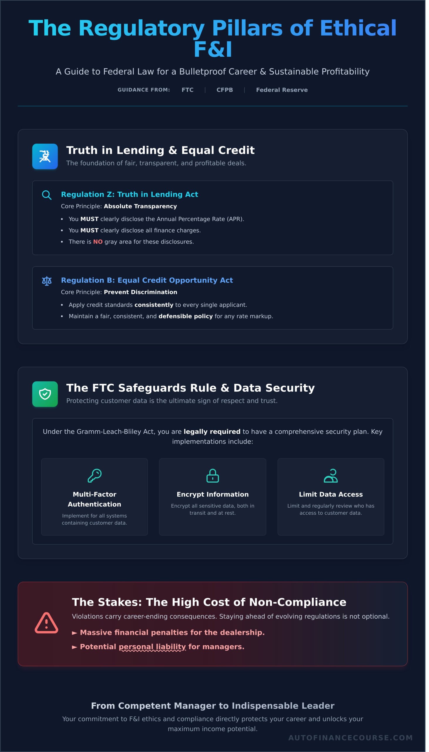 F&I Ethics in 2026: The Professional Guide to Profitable Integrity - Infographic
